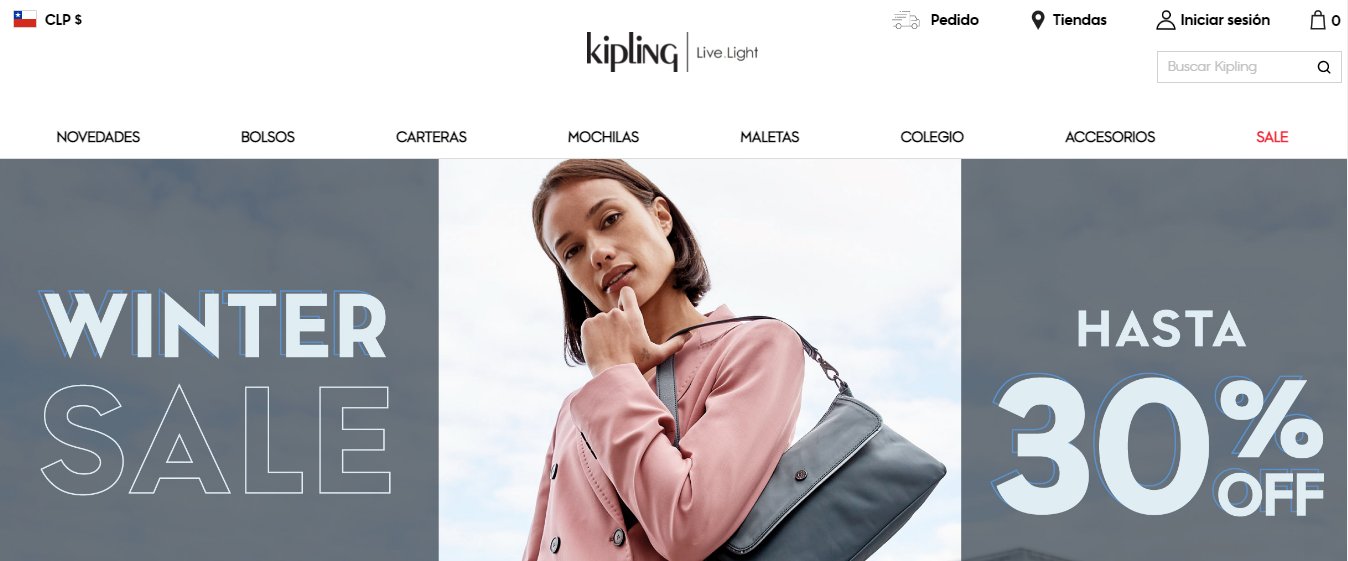 Código promocional de Kipling 10% de descuento