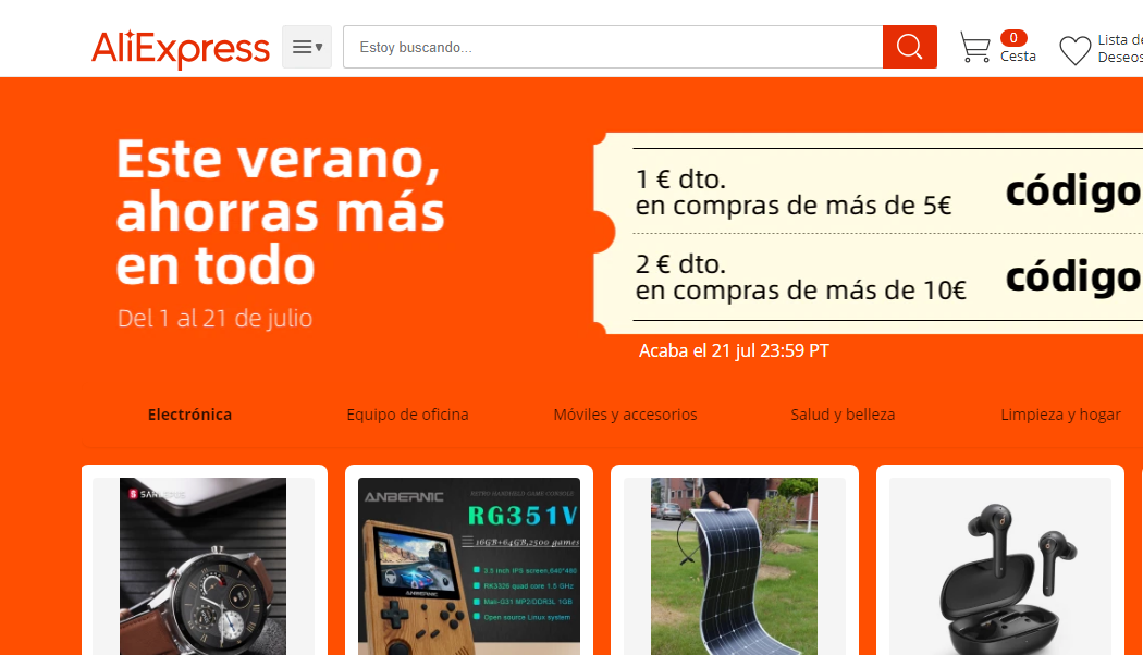 Código promocional SHEIN 10% de desconto